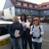 Gute Fahrt Vicky S., Eva S., Josephine K., Annemarie B. (15.02)